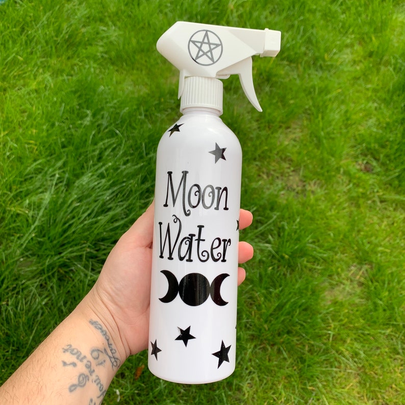 Moon Water Spray Bottle Etsy