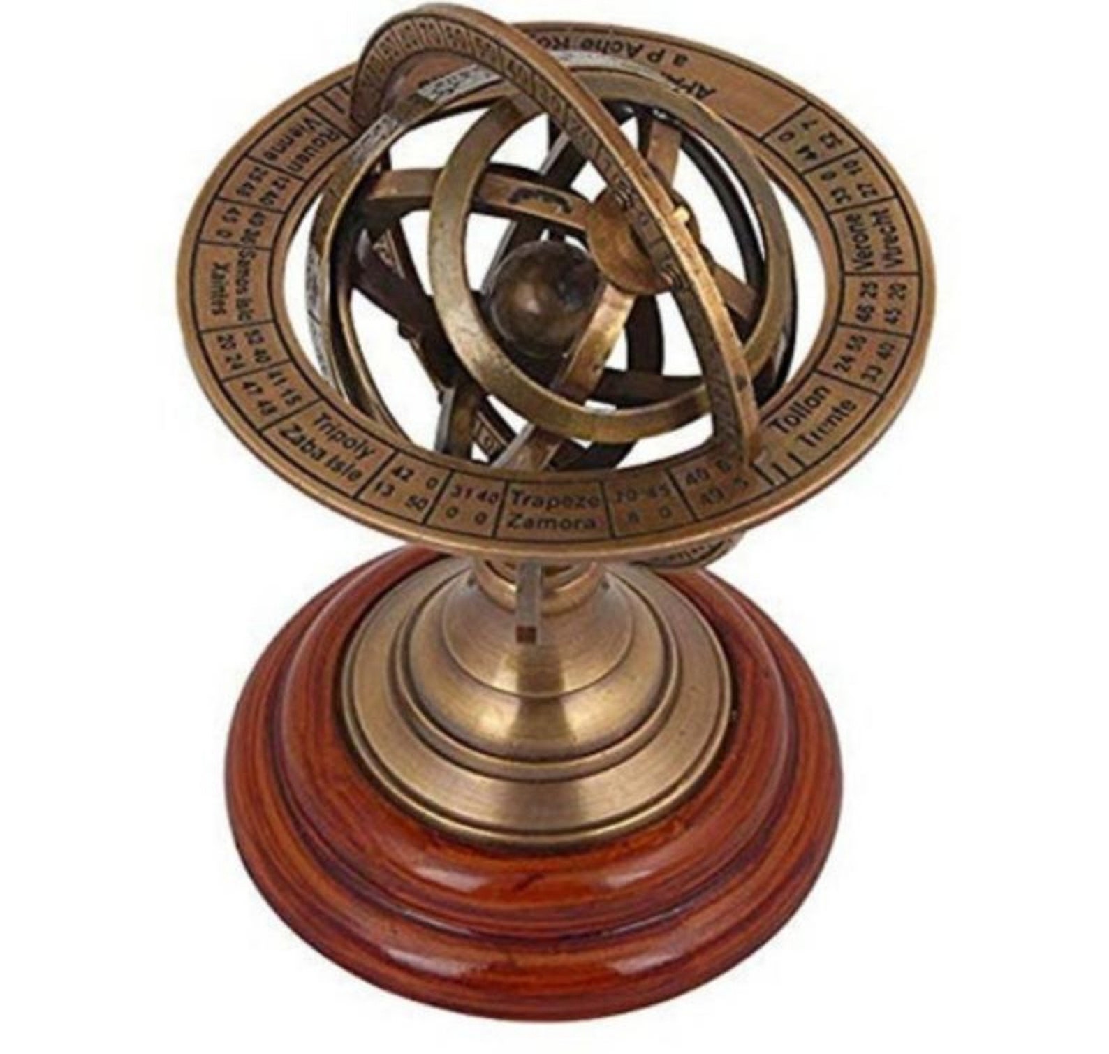 Antique Style Brass Armillary Sphere Astrolabe Nautical Marine | Etsy