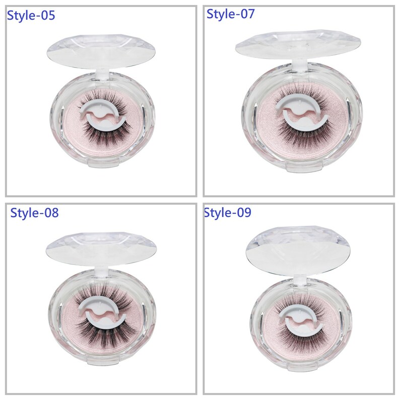 Reusable Selfadhesive Eyelashes Natural Multiple Reversible Gluefree