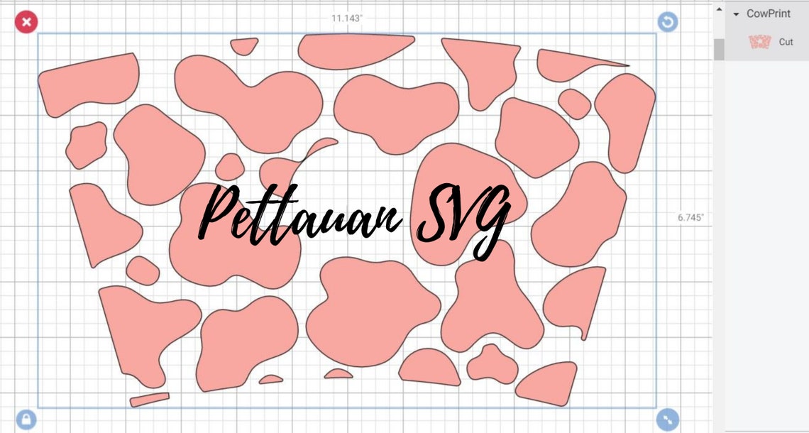 Download Strawberry Cow Print Starbucks Cup SVG Wrap Seamless Full ...