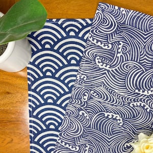 Linen Placemat (Set of 2 or Set of 4)- Japanese style table mat, reversible, modern, multiple colors