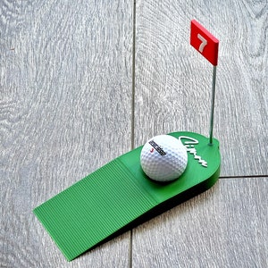 Dispositif d'entraînement au putting personnalisé imprimé en 3D (balle Wilson en option)
