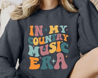 Sudadera de la era de la música country: atuendo de concierto para mujer