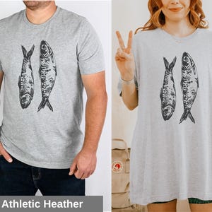 Fisherman T-Shirt, Vintage Fish Design Tee, Fishing Aesthetic T-shirt, Rustic Fish Art Shirt, Outdoor Apparel, Unisex Coastal Graphic Tee