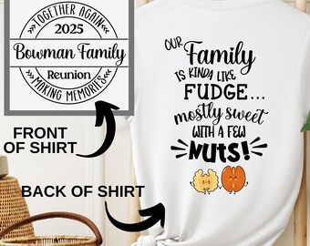 Custom Family Reunion T-Shirt: Funny Personalized Last Name Tee