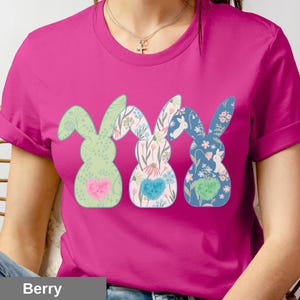 Osterhasen-T-Shirt: Frühlings-Kaninchen-Trio-T-Shirt