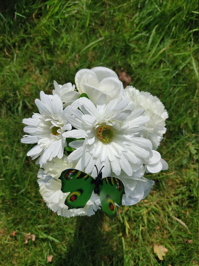 Artificial Grave Flower Vase Spike Memorial Roses Tribute Etsy UK