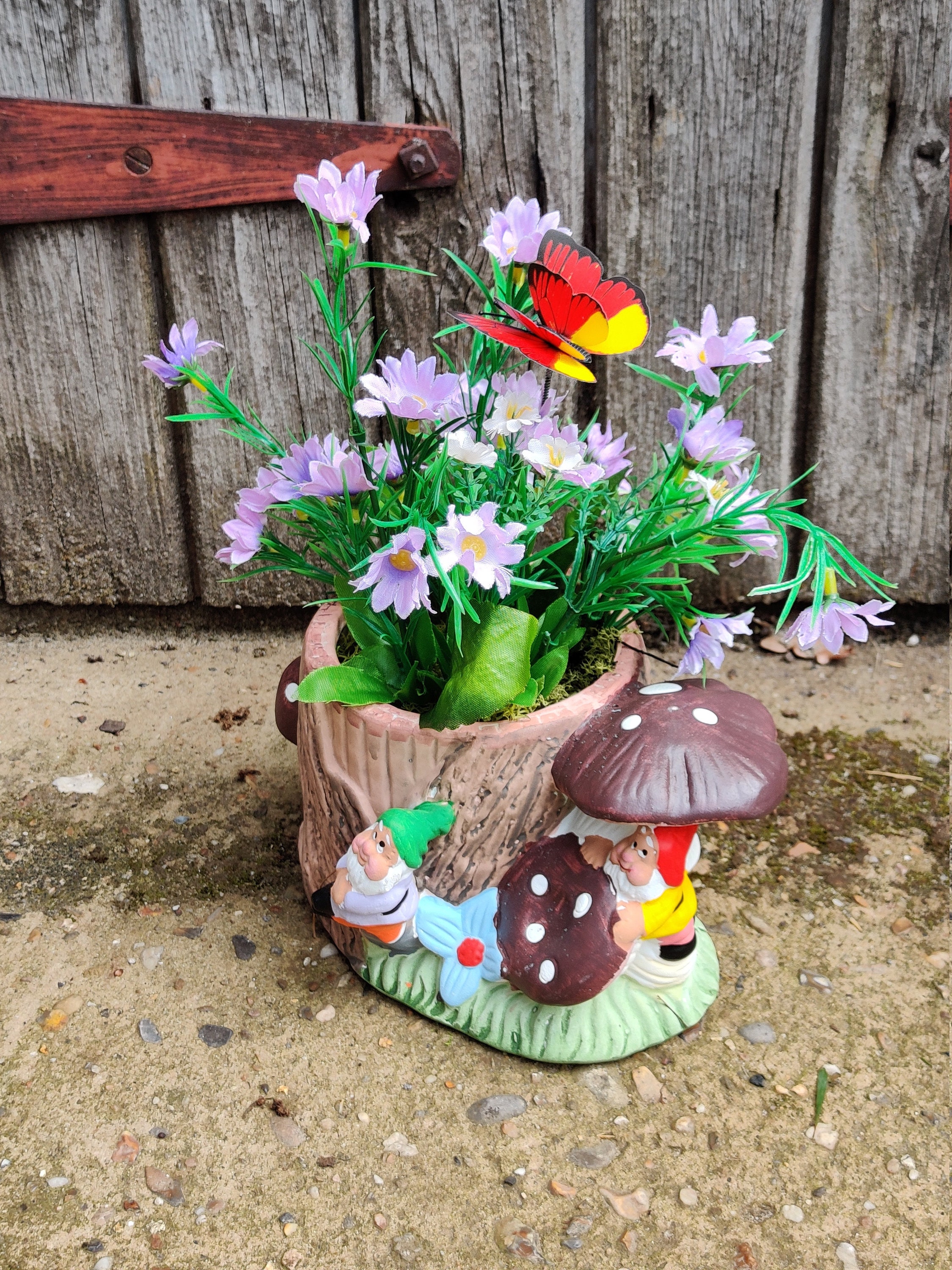 Novelty Garden Planter Artificial Daisy Pots Children Etsy