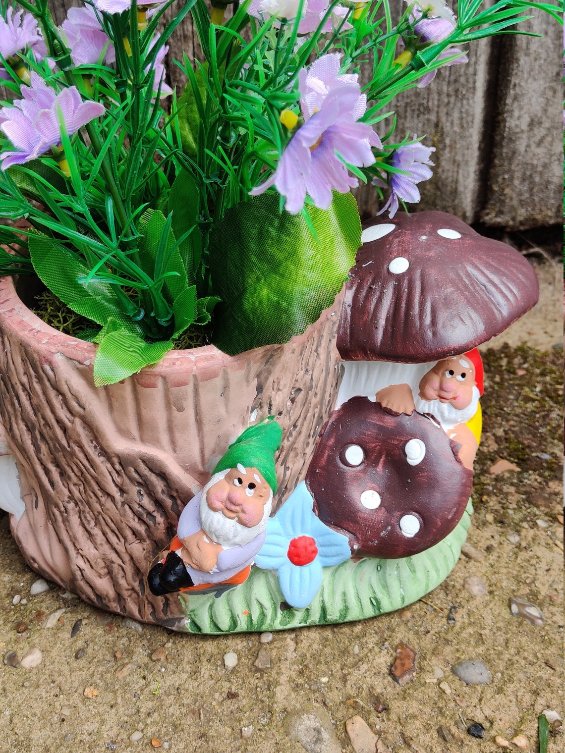 Novelty Garden Planter Artificial Daisy Pots Children Etsy