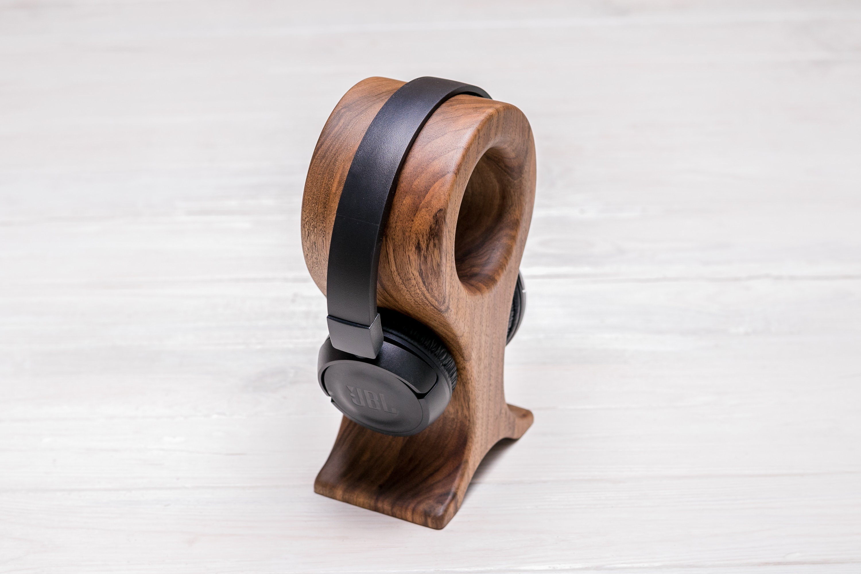 Wood Headphone Stand Wood Headset Stand Headphone Station Custom