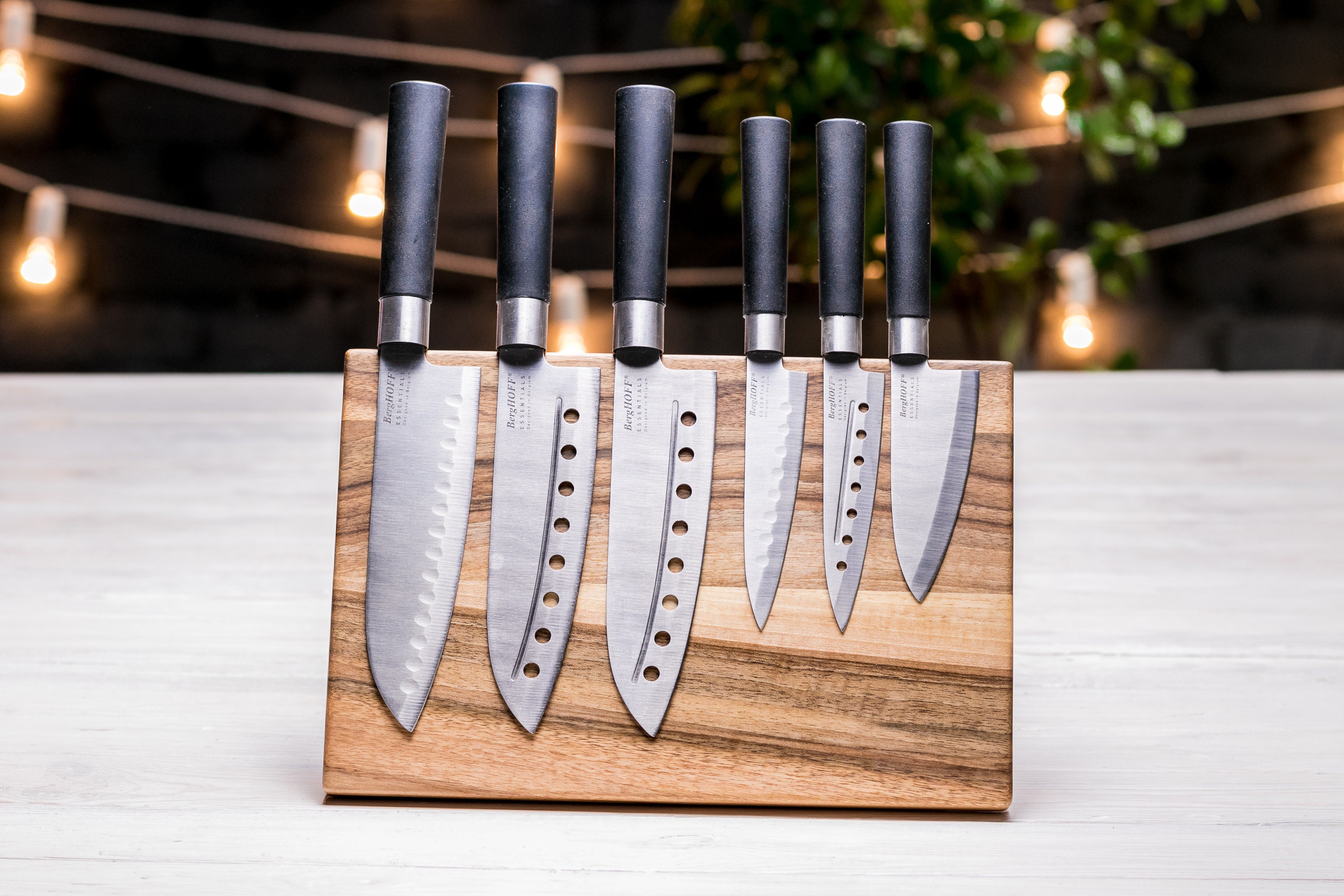 Wood Knife Block Knife Holder Live Etsy