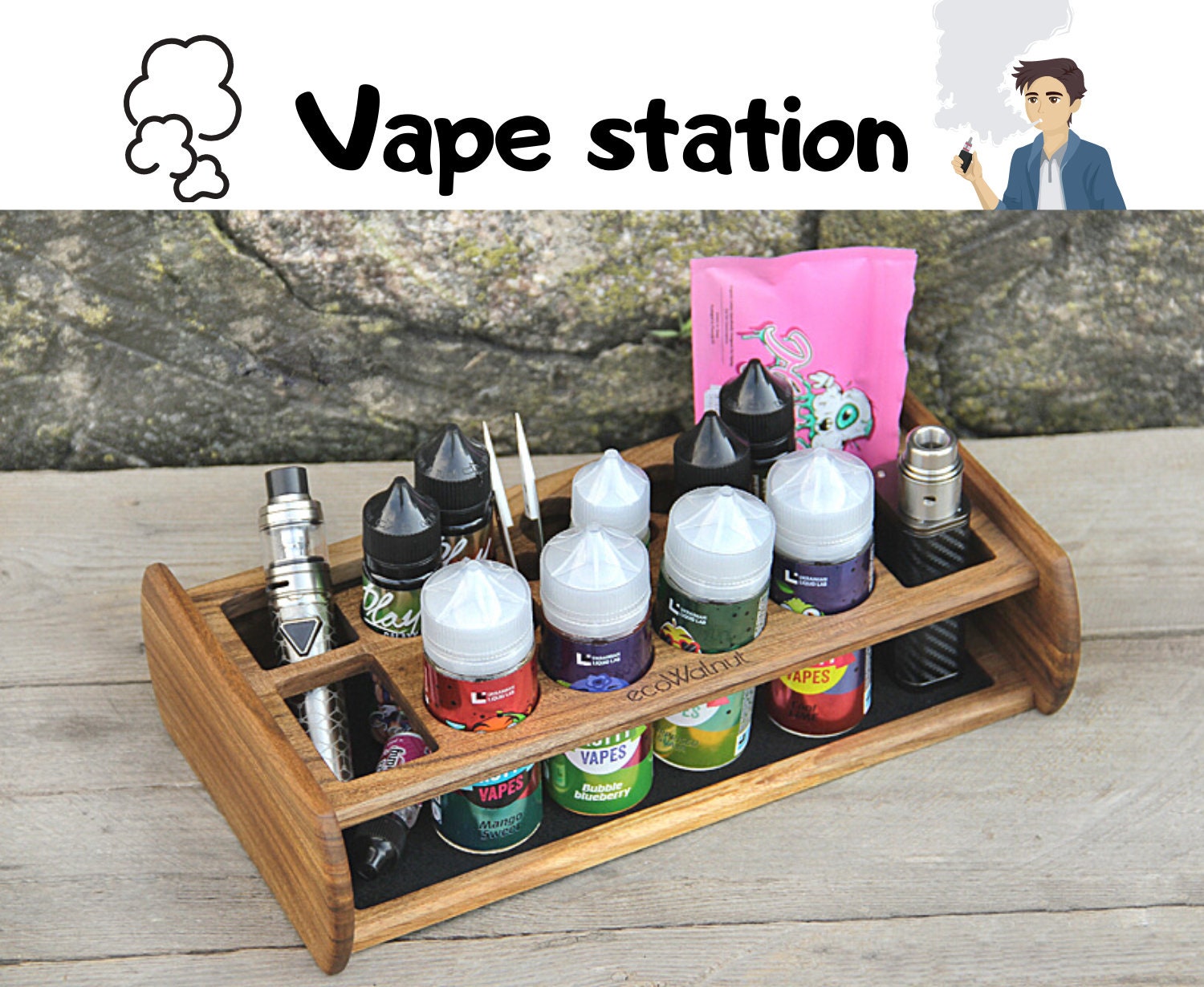 Vape station Custom vape case vape box Vape pen holder Etsy