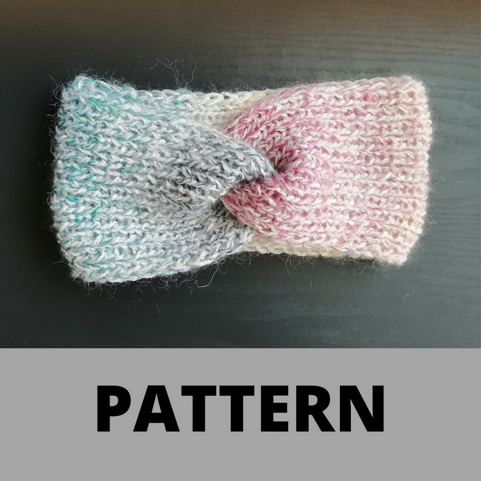 Ear Warmer Knitted Headband Knitting Pattern Etsy