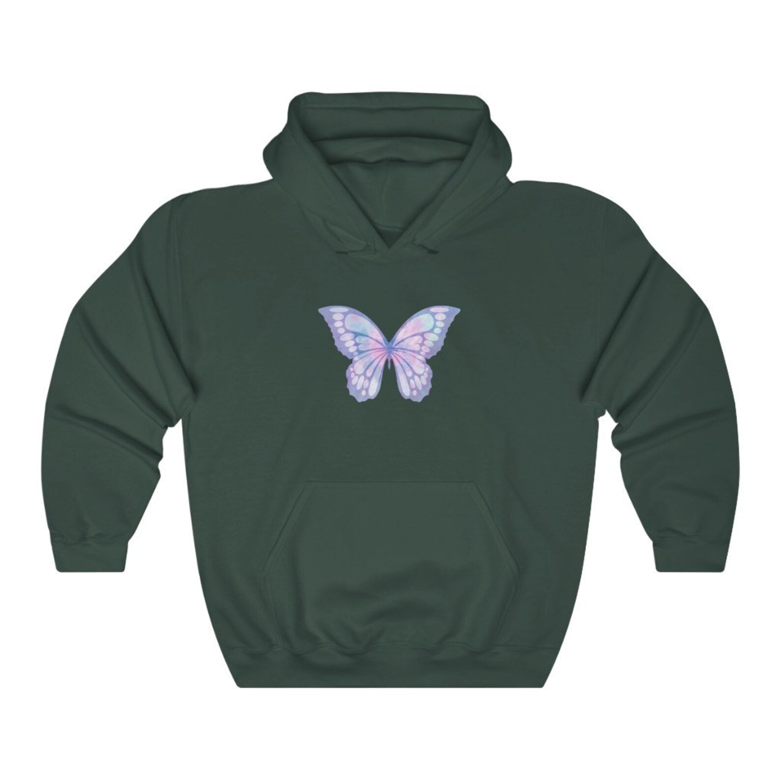 Butterfly Hoodie Tie Dye Print Hoodie Oversized Sweatshirt | Etsy