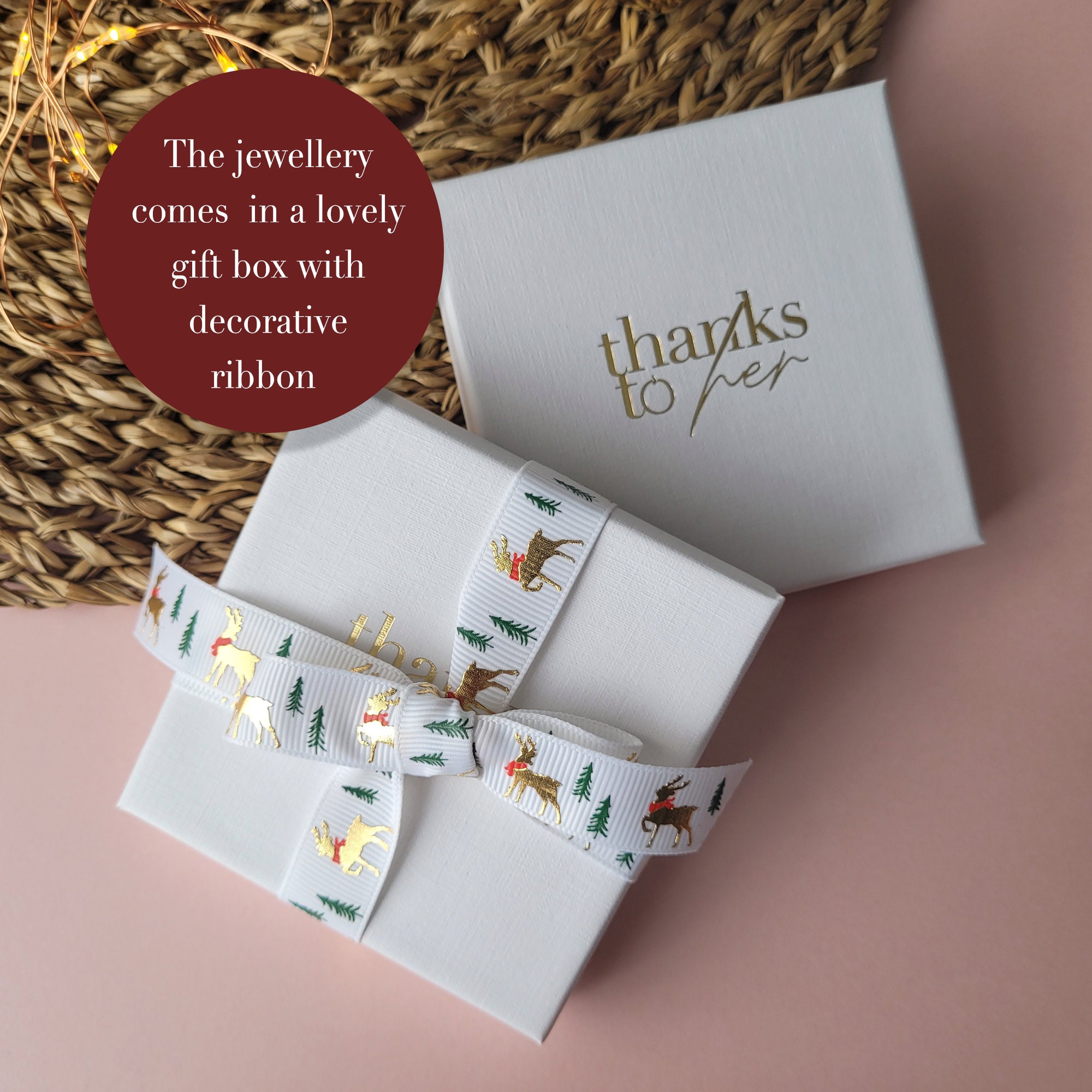 Personalised Christmas Gift for Boyfriend's Mum Jewellery Boyfriend's