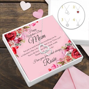 Valentines day gift for mum | Personalised gift from daughter | I love you gifts | Personalised gift for mother | Jewellery gifts