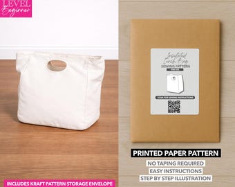 Cartamodello per borsa porta pranzo (TAGLIA UNICA)