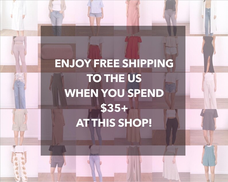 Enjoy free shipping to the US when you spend $35+ at this shop!