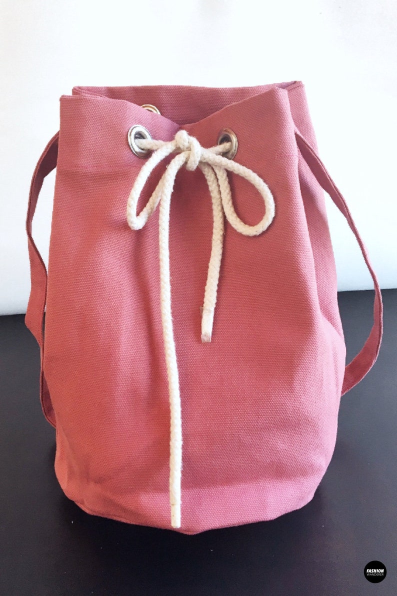 Bucket Bag Sewing Pattern Handbag Pattern Drawstring Purse Etsy