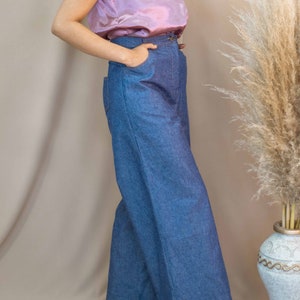 Jeans Sewing Pattern Women Pants Sewing Pattern High Waist Jeans Pattern Pants Sewing Pattern PDF Pattern For Pants