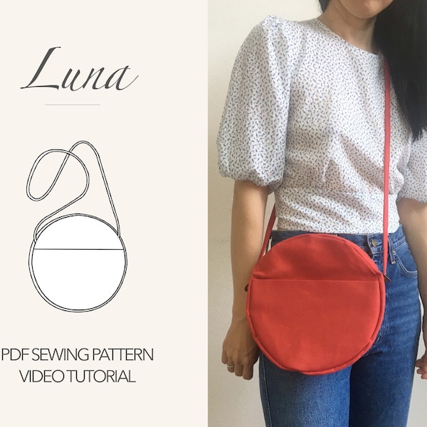 Purse Sewing Pattern Shoulder Bag Pattern Women Bag Sewing Pattern PDF Pattern For Bag Cute Bag Pattern