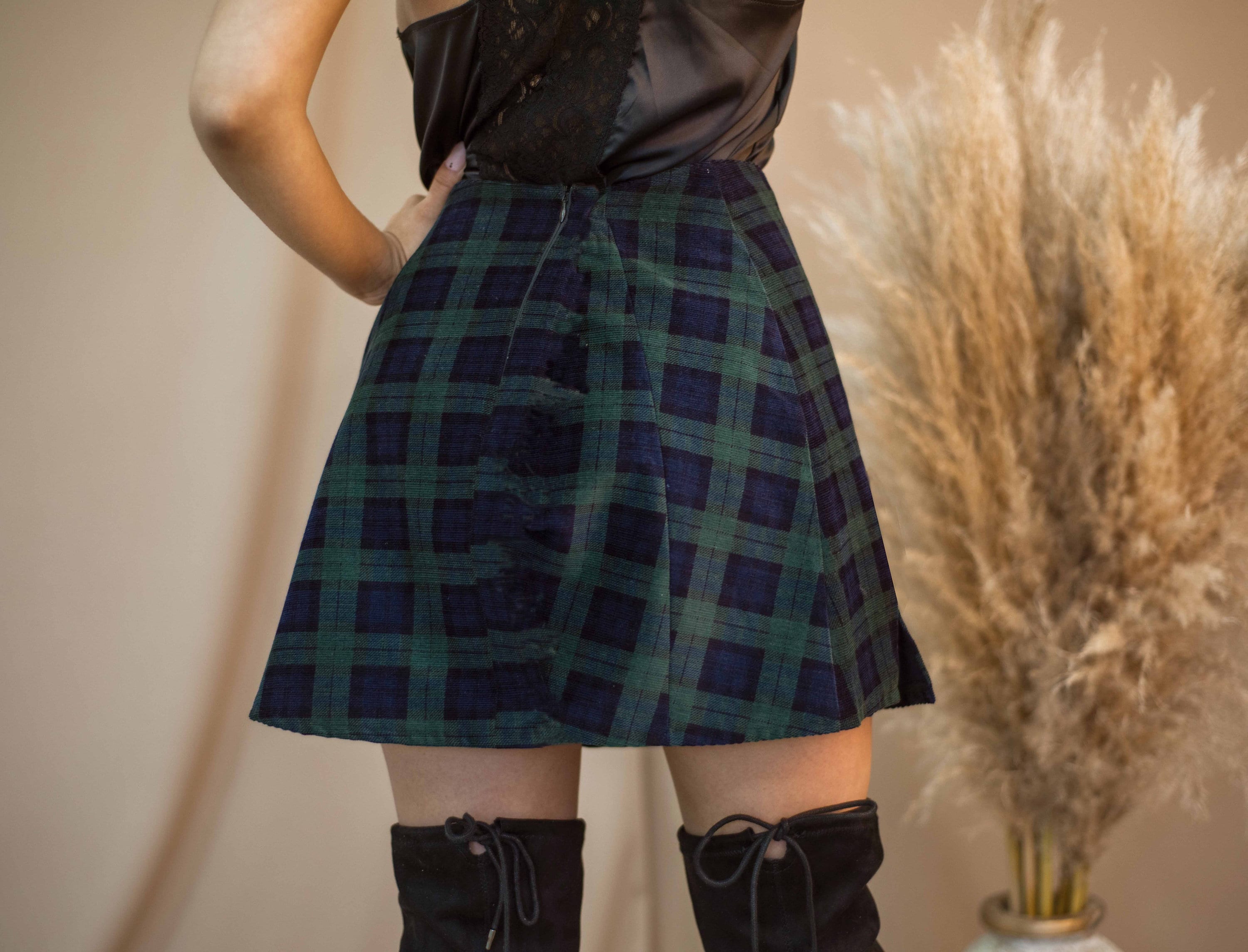 ANDMARY】Kate slit mini skirt