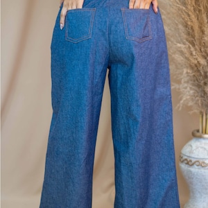 Jeans patron de couture femmes pantalons patron de couture taille haute jeans patron pantalon patron de couture patron PDF pour pantalon image 4