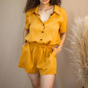Romper Sewing Pattern Playsuit PDF Pattern Women Sewing Pattern Summer Romper Pattern PDF Sewing Pattern For Jumpsuit