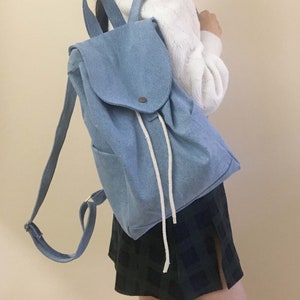 Backpack Sewing Pattern Bag PDF Pattern Denim Backpack Pattern Bag Sewing Pattern Easy Sewing Pattern Backpack PDF image 3