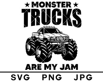 Monster Jam Svg Etsy