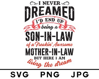Mother In Law Svg Etsy