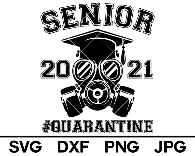 Download Senior 2021 SVG Gas Mask Bachelor Hat Funny Senior ...