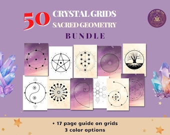 Crystal Grid Template Sacred Geometry Spiritual Design Meditation Space Energy Grid Crystal Layout Healing Guide Power Structure Geometric
