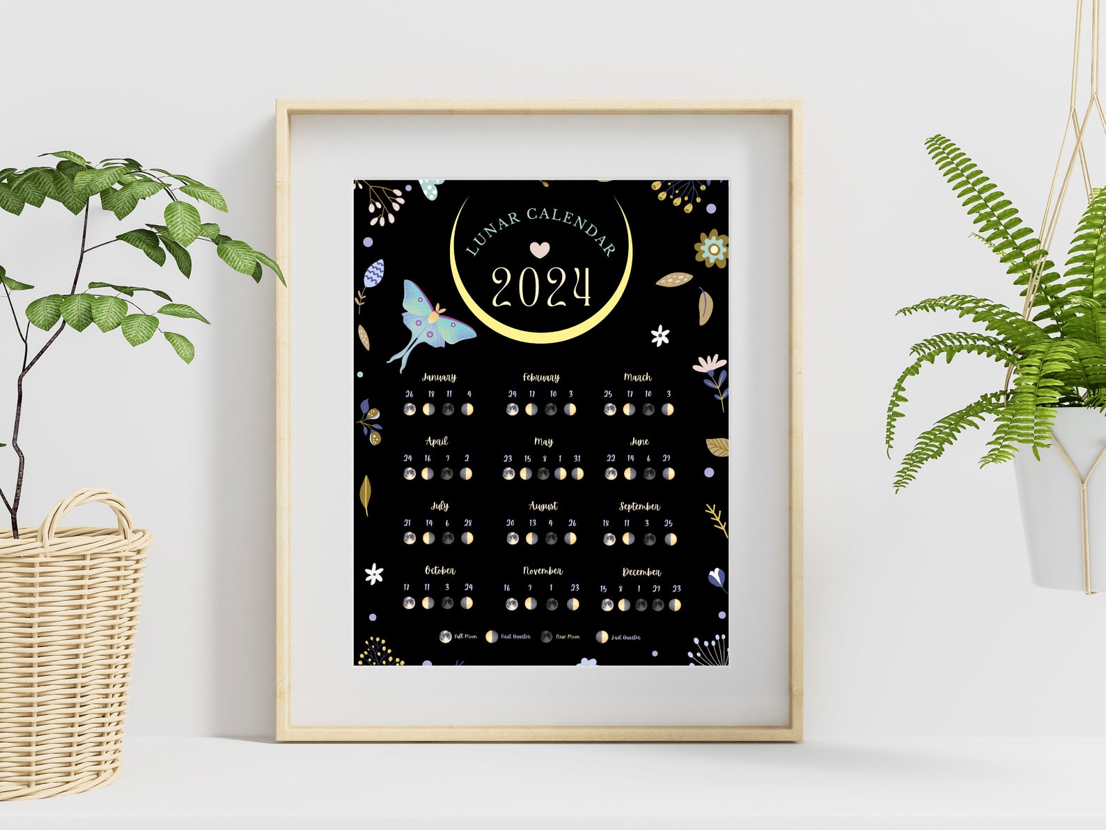 Lunar Calendar 2024 Southern Hemisphere Lunar Calendar 2024 Australia