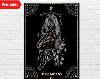 The Empress Tarot 3 | Tarot Art Print | Tarot card print | Tarot art | Tarot print wall art