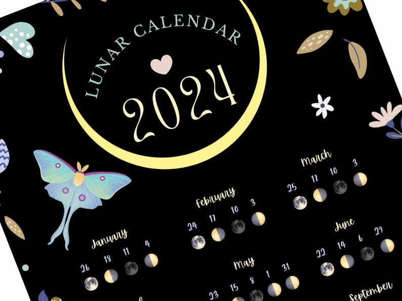 Lunar Calendar 2024 Southern Hemisphere Lunar Calendar 2024 Australia