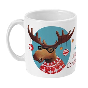 Christmas Mug – Merry Christmoose! – Festive Moose