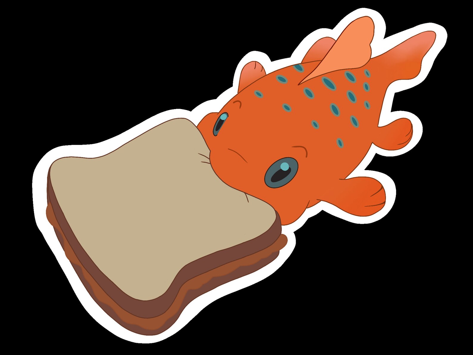 Pudge the Fish Controls the Weather Lilo and Stitch Glossy Etsy