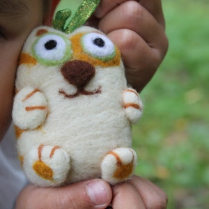 Needle Felted Cat, Needle Felted Cat Miniature, Wool Cat,  Cute Felted Cat, Christmas tree decoration, Hanging ornament,  Made in Ukraine