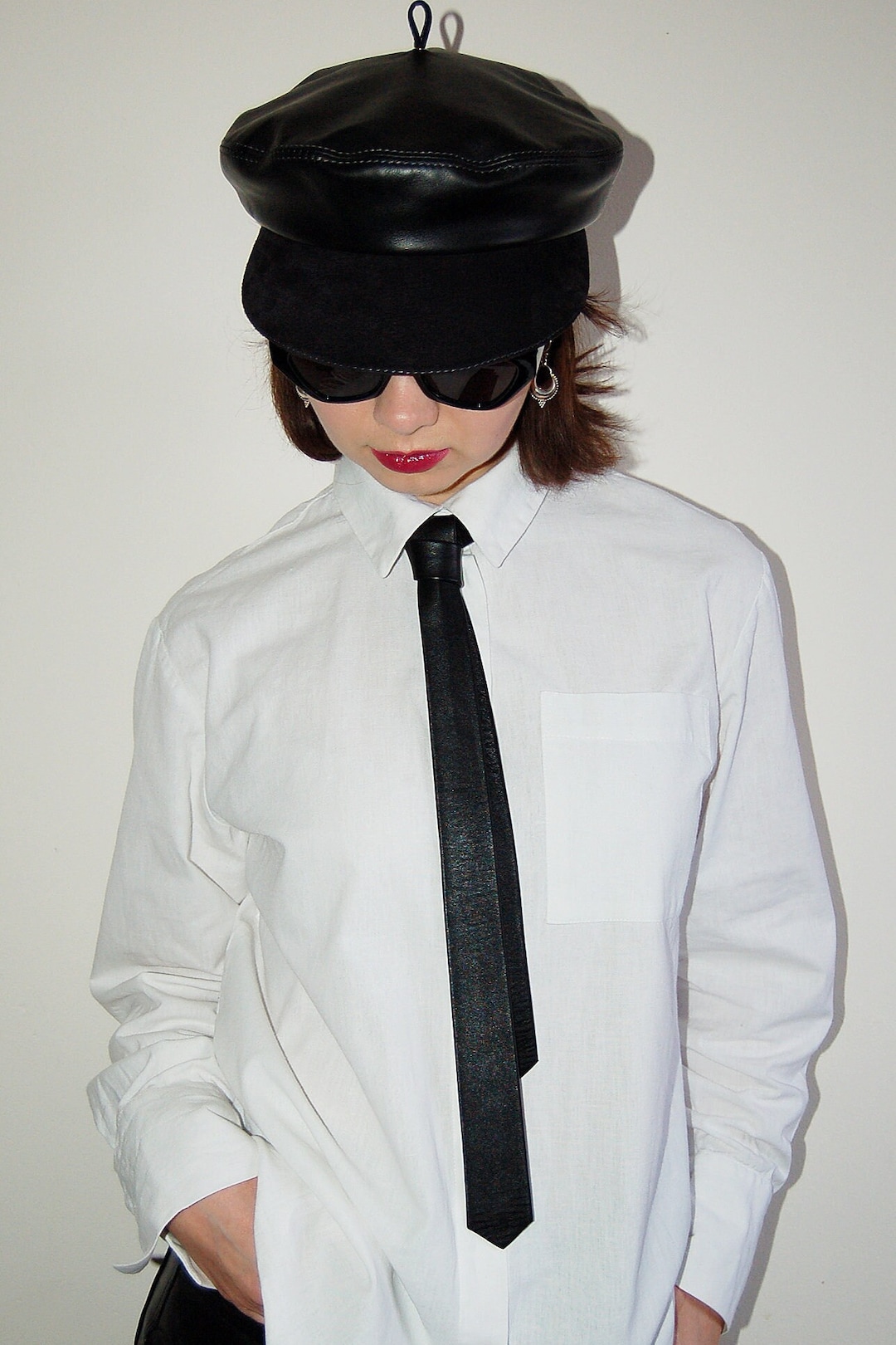 小物 Vintage leather narrow tie il_1080xN.5564176578_69na.jpg