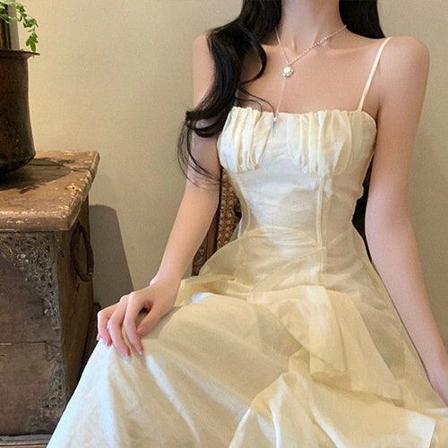 Sling Cottagecore Dress Fairy Prom Dress French Wedding - Etsy