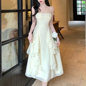 Sling Cottagecore Dress Fairy Prom Dress French Wedding - Etsy