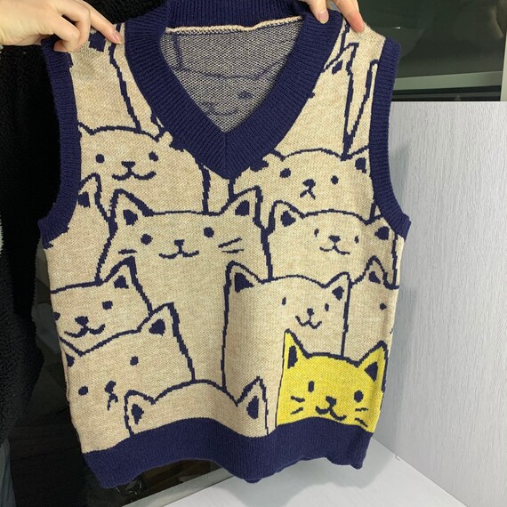 Cute Sweater Vest Soft Knit Vest 