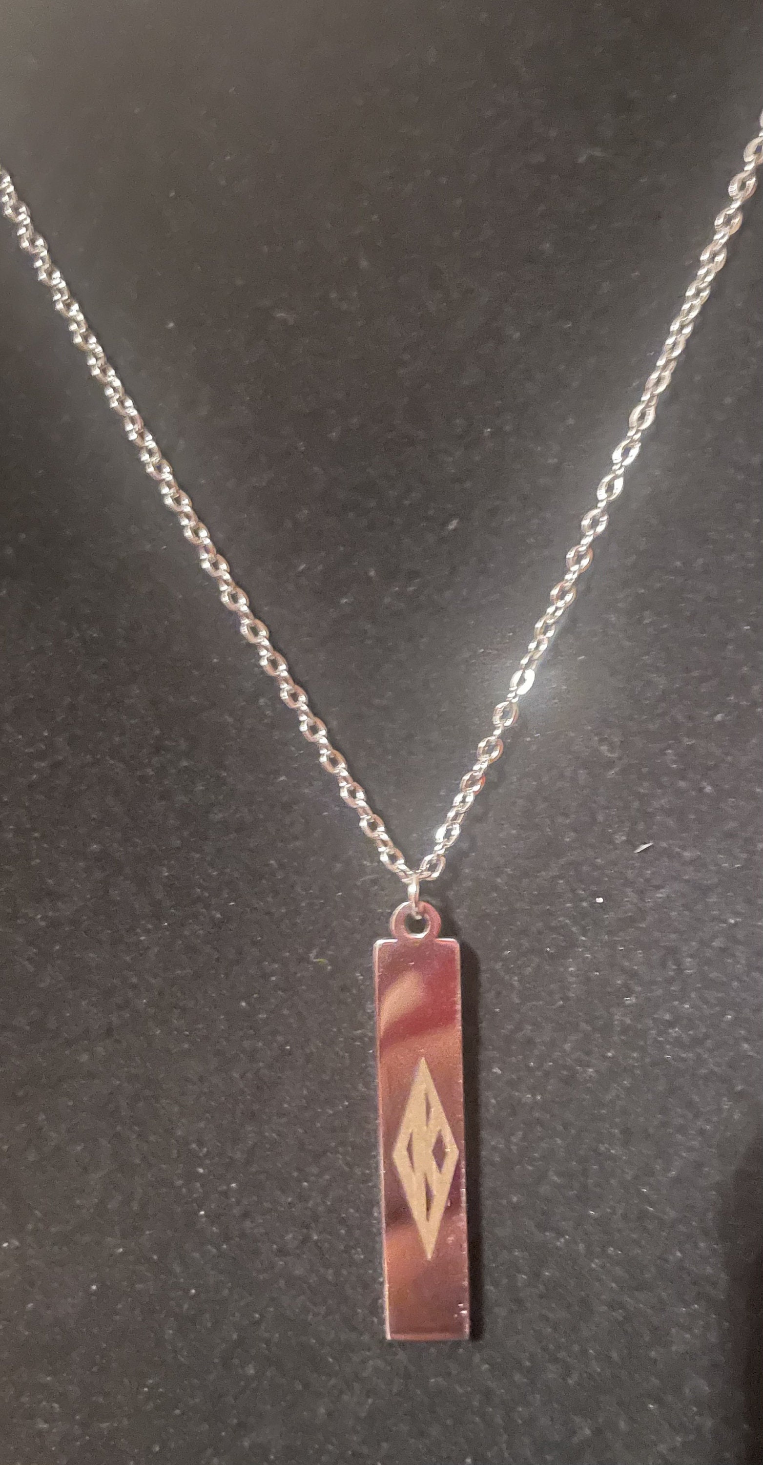 Kappa alpha psi 2024 floating k necklace