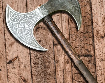 Double Bladed Axe Etsy Double Bladed Axe Etsy
