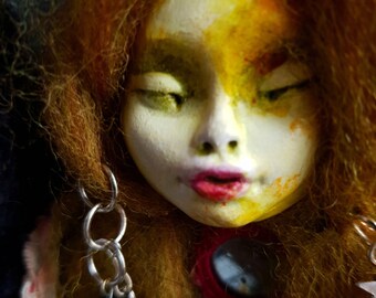 The Delphines.  Hanging Talisman Protection Healing Amulet --'BRONYA'--