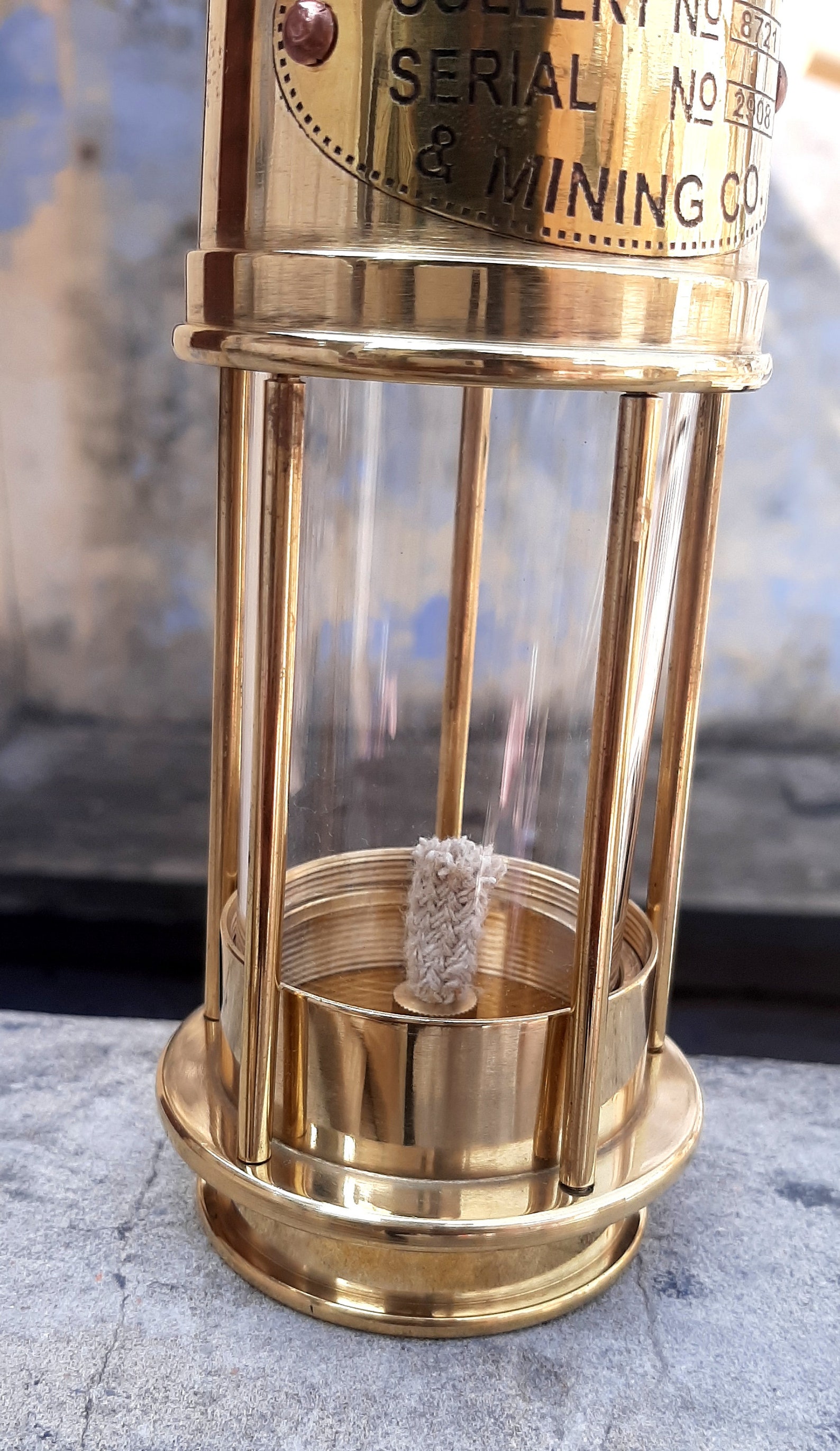 Brass Mini Oil Lamp Nautical Maritime Ship Lantern Boat Etsy