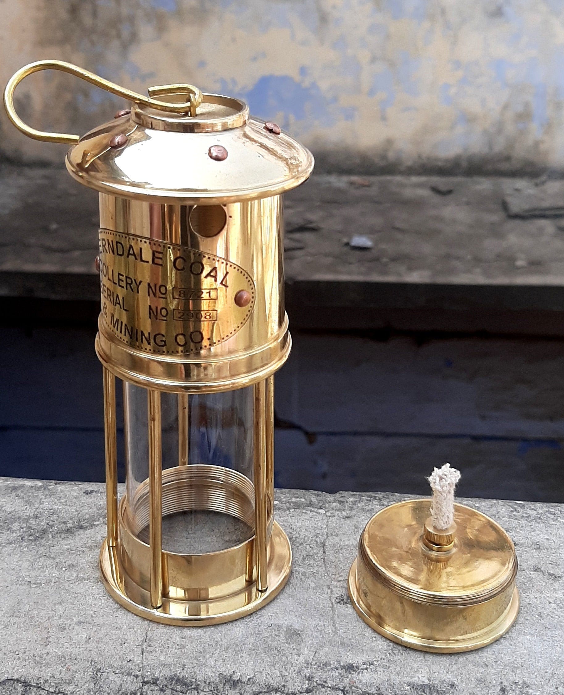 Brass Mini Oil Lamp Nautical Maritime Ship Lantern boat Etsy