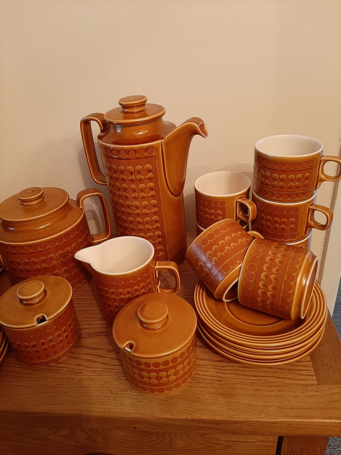 Vintage HORNSEA POTTERY SAFFRON ceramic pottery Etsy