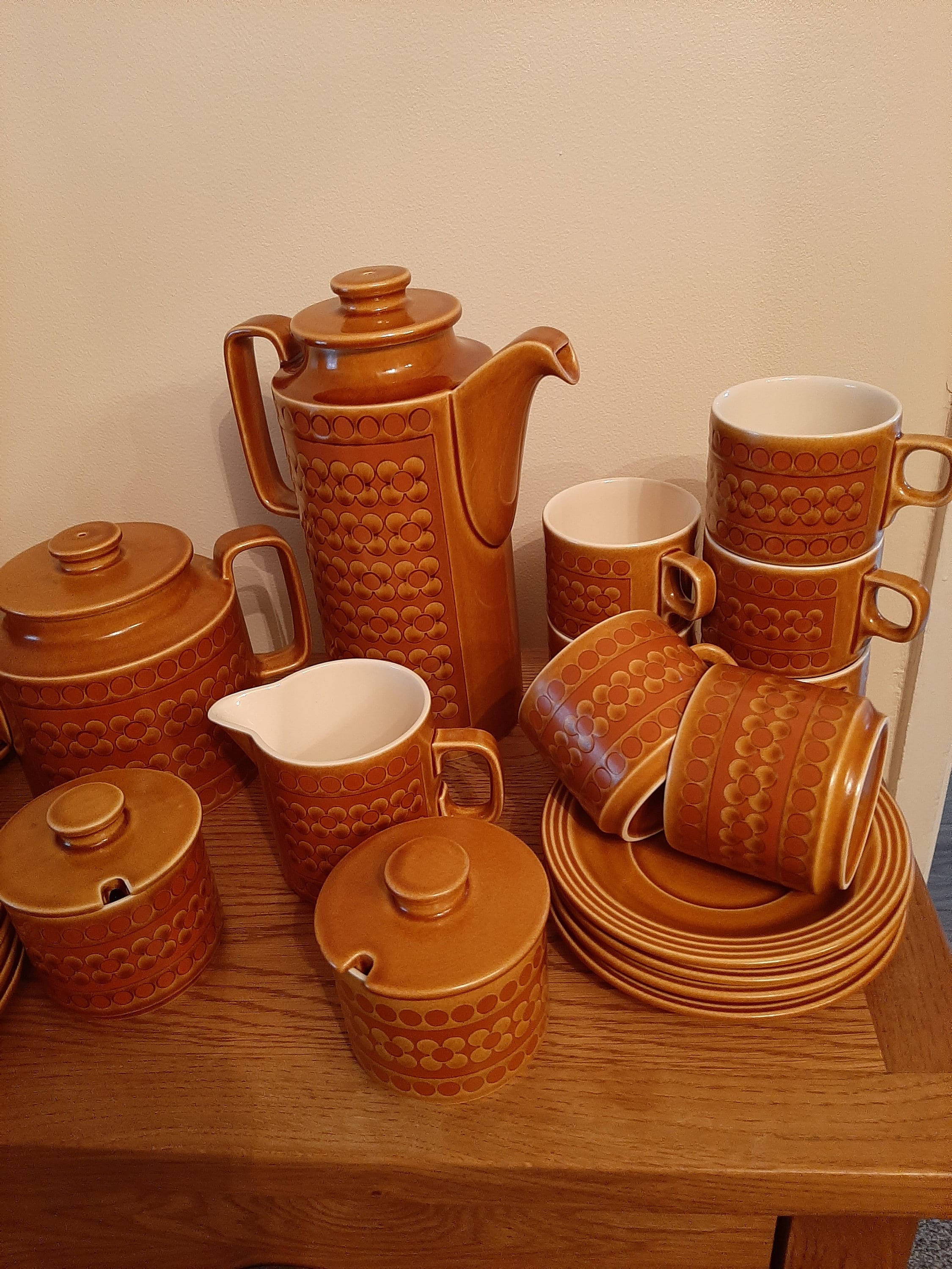 Vintage HORNSEA POTTERY SAFFRON ceramic pottery Etsy